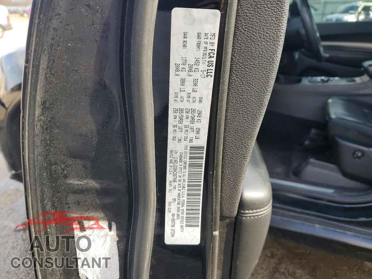 DODGE DURANGO 2017 - 1C4RDJDG8HC897006
