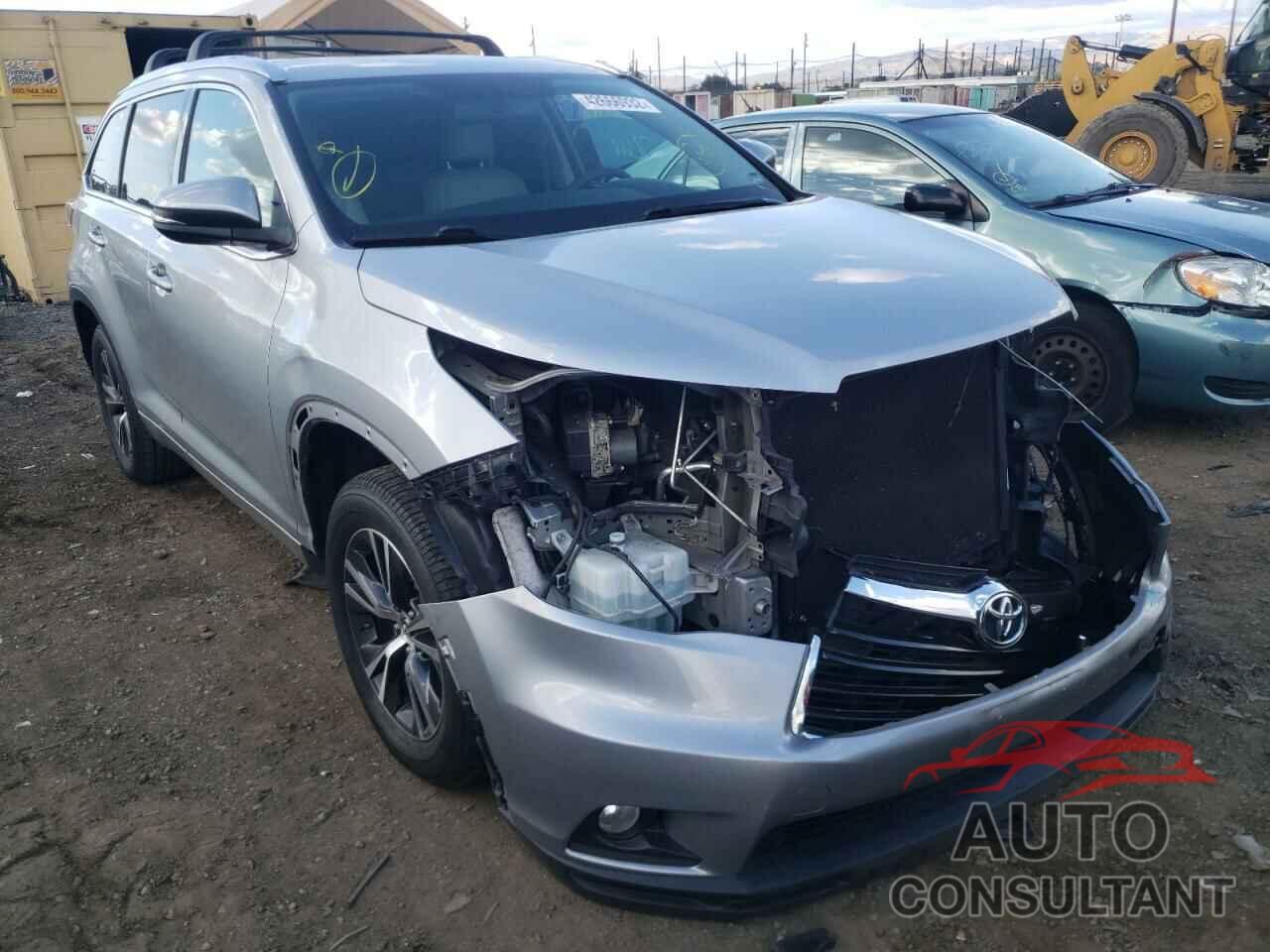 TOYOTA HIGHLANDER 2016 - 5TDKKRFH7GS129316