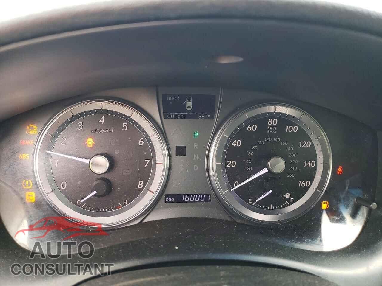 LEXUS ES350 2011 - JTHBK1EG8B2425390