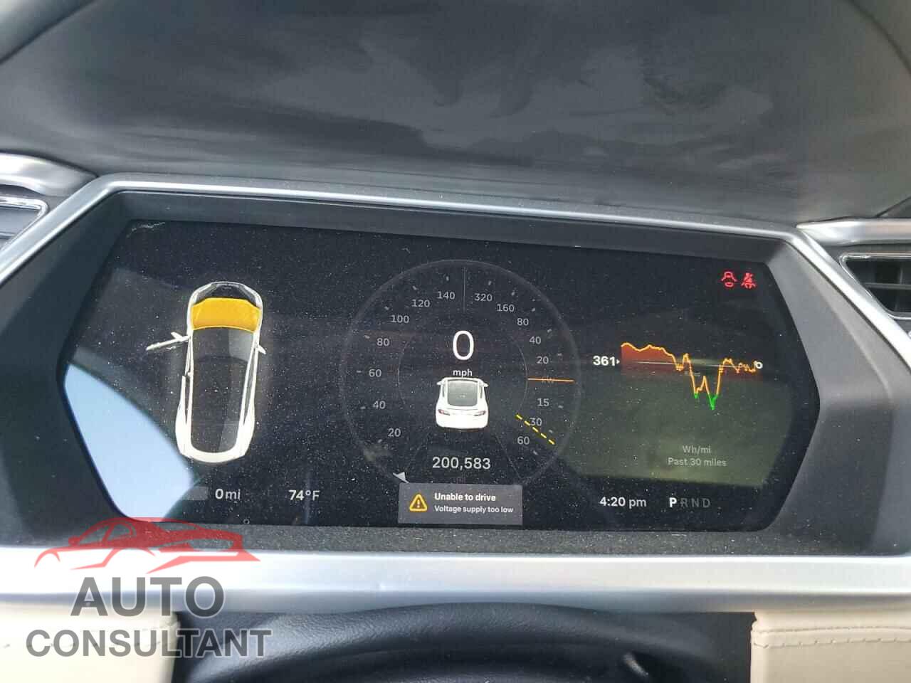 TESLA MODEL S 2012 - 5YJSA1DP4CFS00694