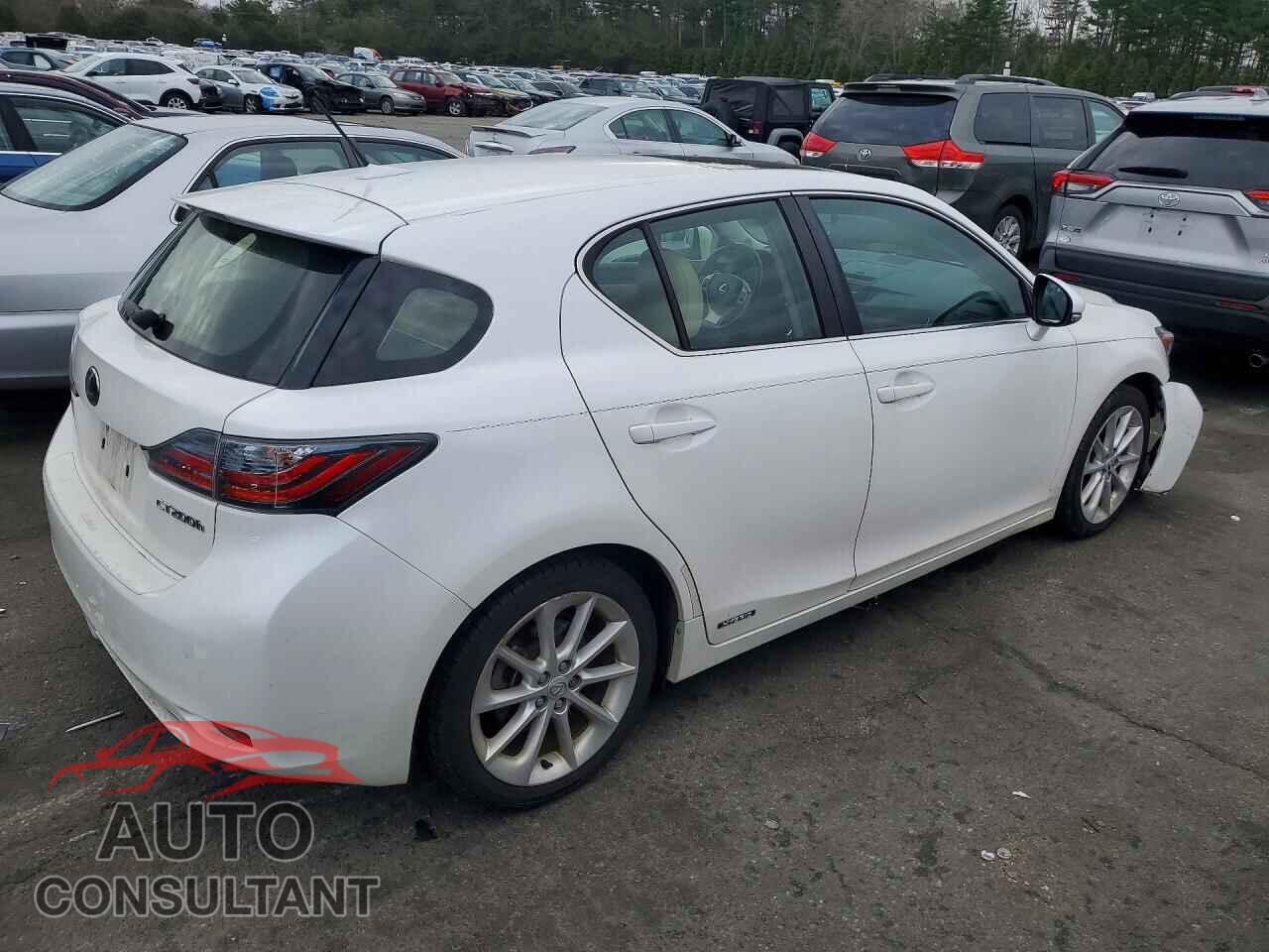 LEXUS CT 200 2012 - JTHKD5BHXC2085952