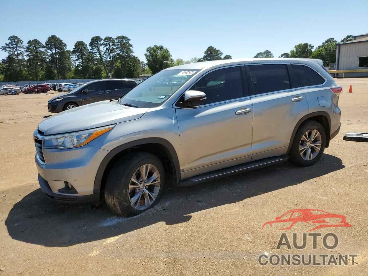 TOYOTA HIGHLANDER 2015 - 5TDZKRFH1FS085665