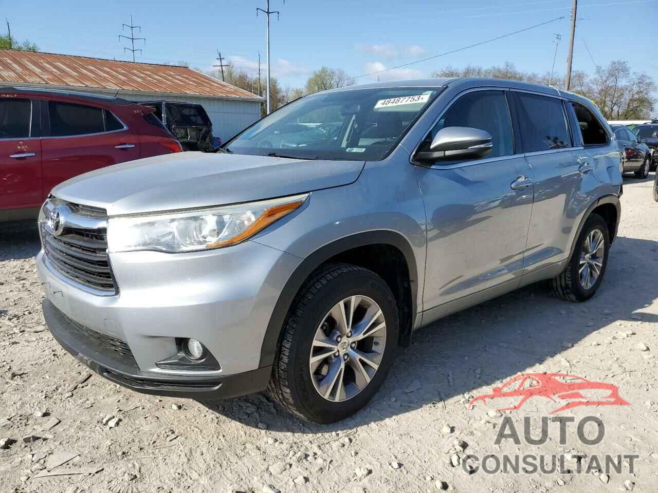 TOYOTA HIGHLANDER 2015 - 5TDBKRFH4FS173420