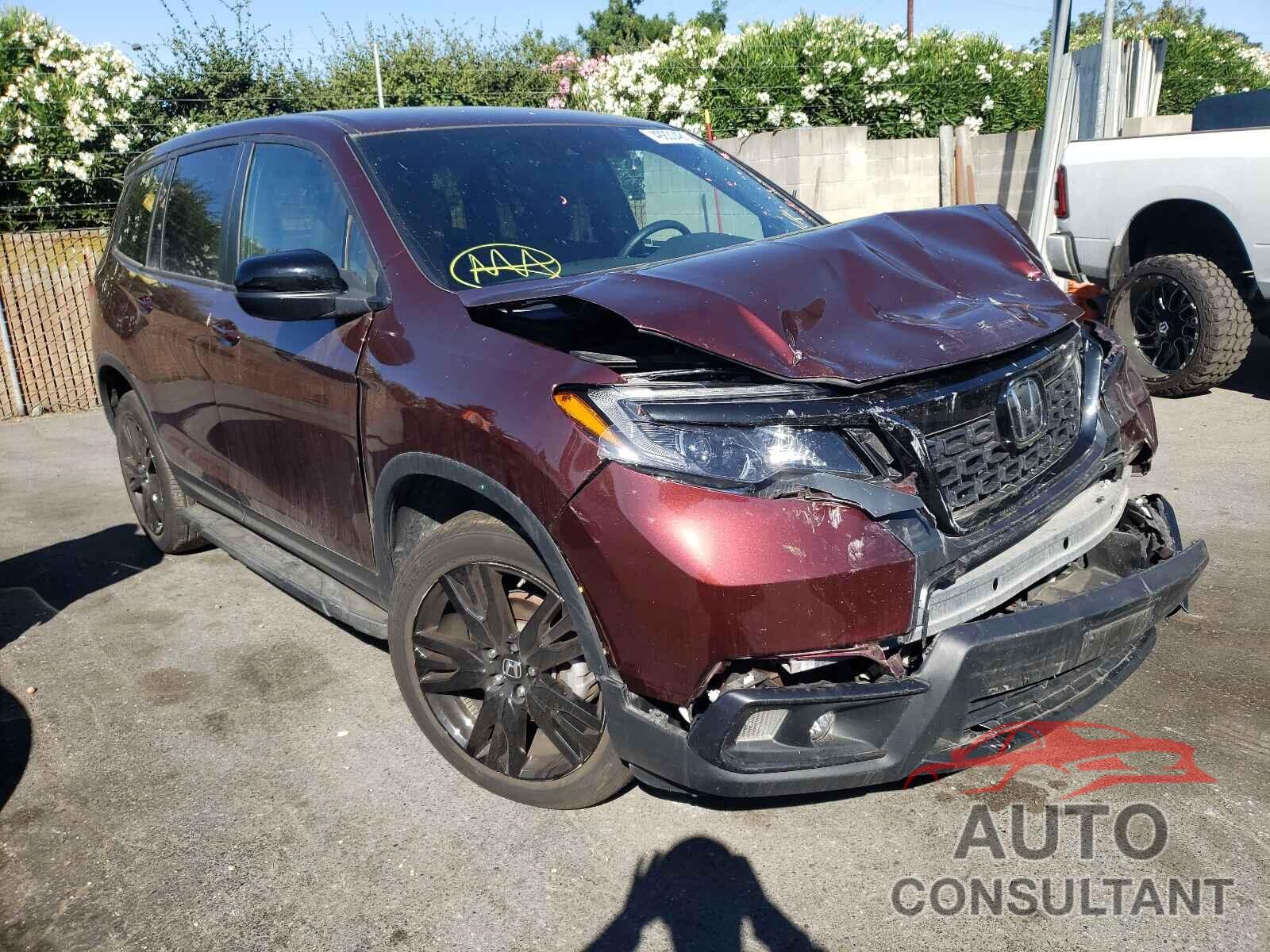 HONDA PASSPORT 2019 - 5FNYF7H29KB007470