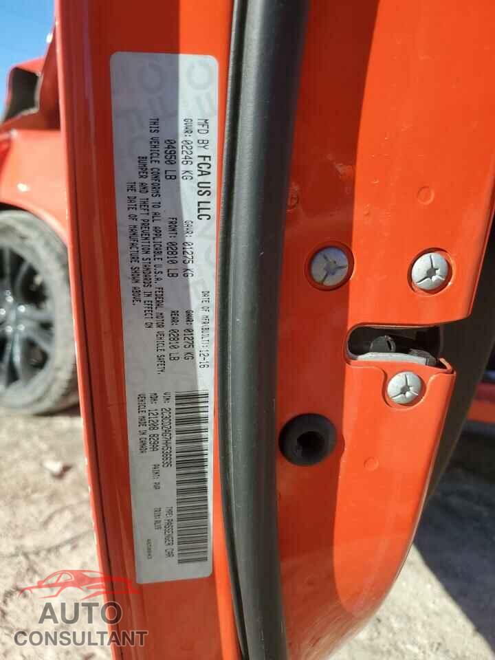 DODGE CHALLENGER 2017 - 2C3CDZAG7HH536635