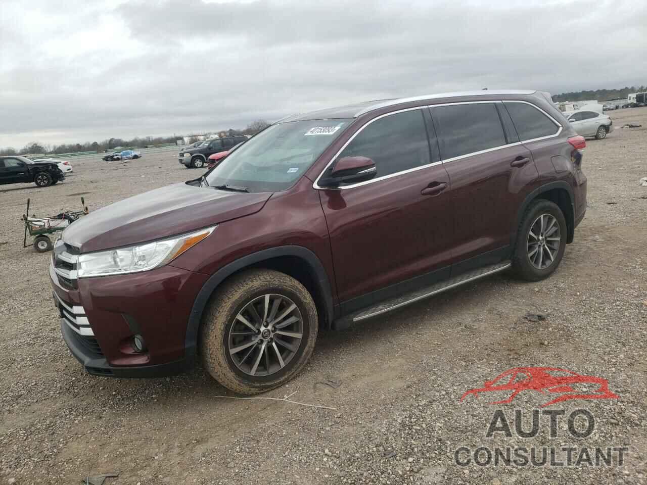 TOYOTA HIGHLANDER 2019 - 5TDKZRFH7KS321369