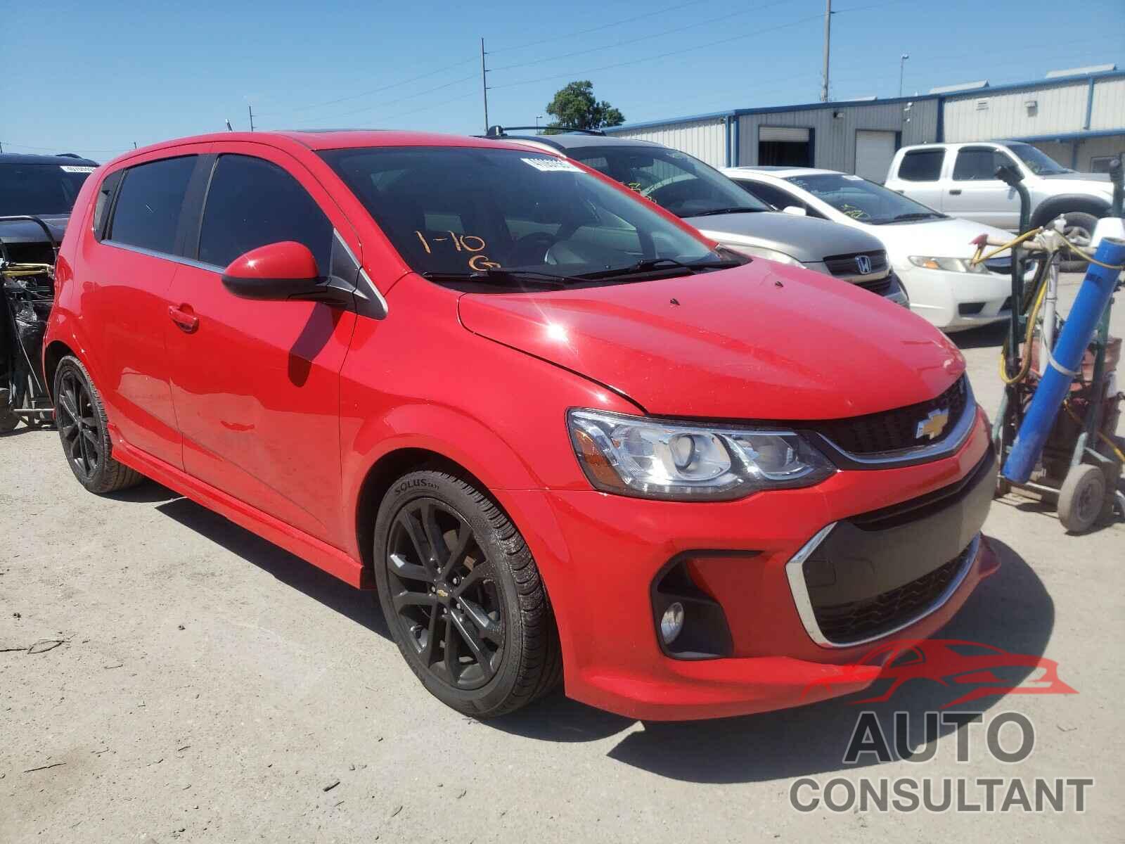 CHEVROLET SONIC 2017 - 1G1JF6SBXH4122687