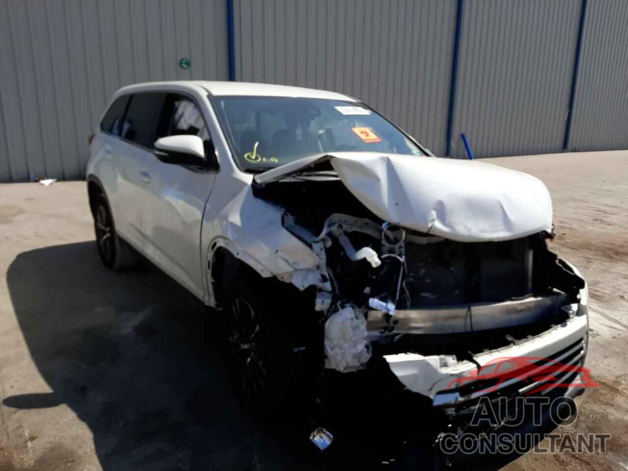 TOYOTA HIGHLANDER 2019 - 5TDZARFH9KS045797