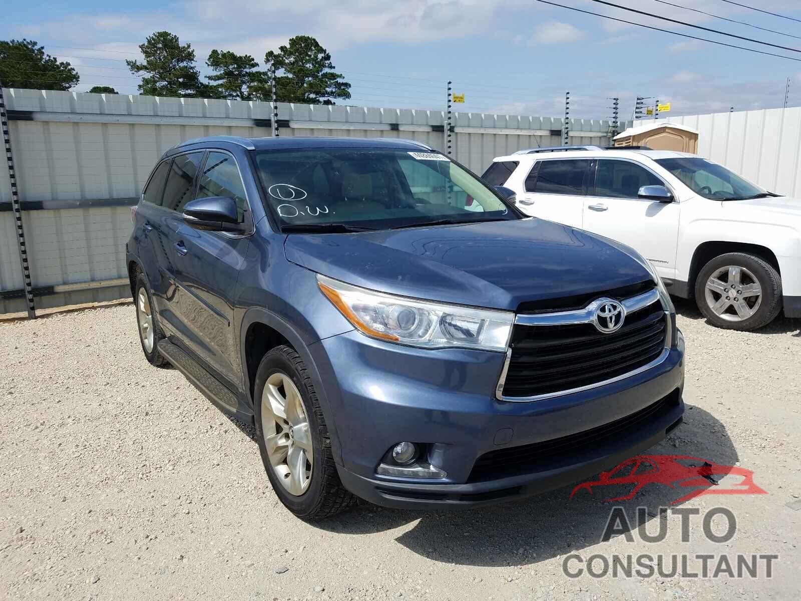 TOYOTA HIGHLANDER 2016 - 5TDYKRFH1GS124123