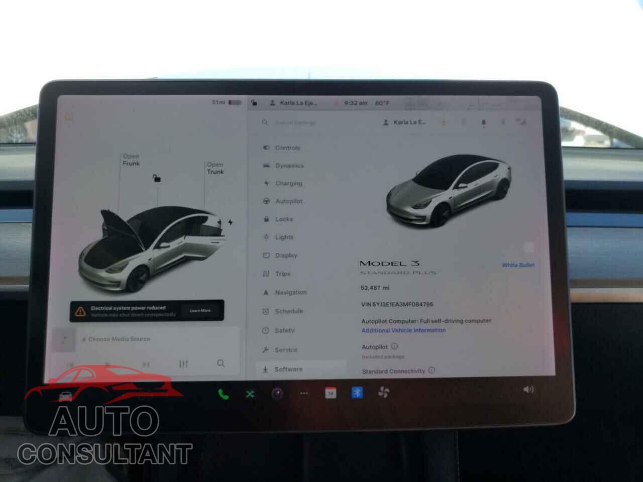 TESLA MODEL 3 2021 - 5YJ3E1EA3MF084795