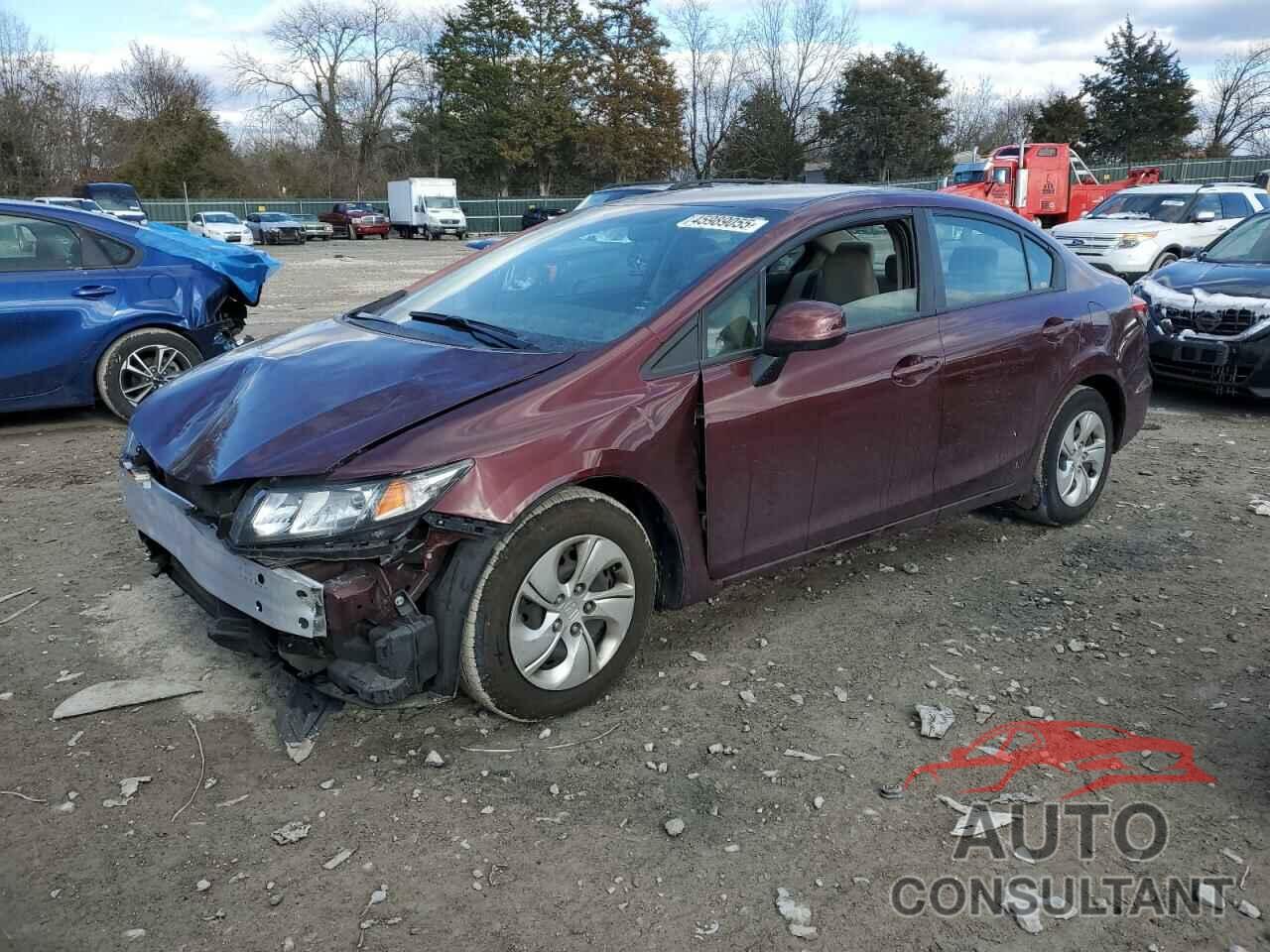 HONDA CIVIC 2013 - 19XFB2F51DE053242