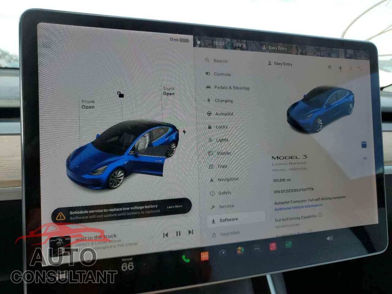 TESLA MODEL 3 2018 - 5YJ3E1EBXJF097774