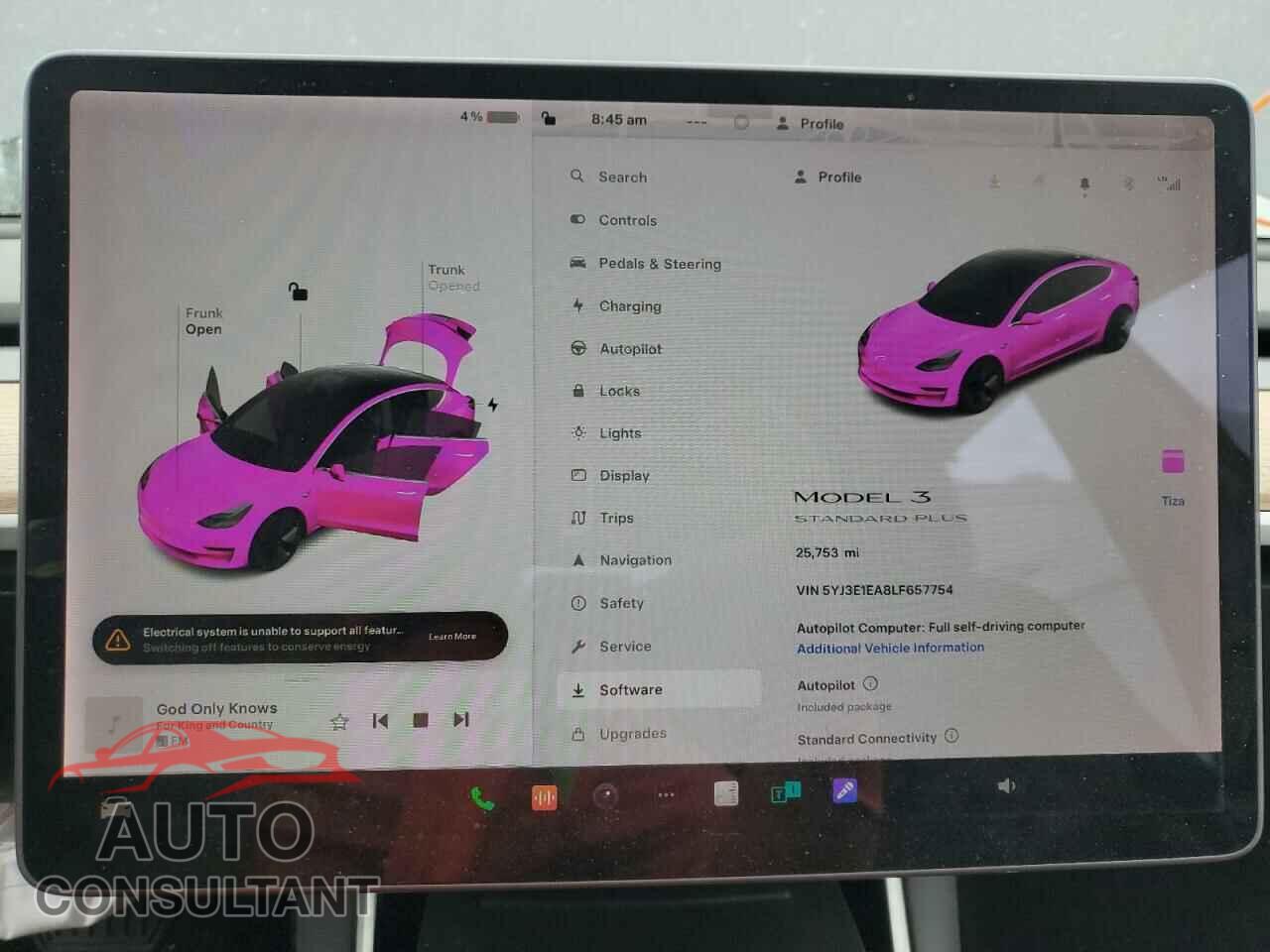 TESLA MODEL 3 2020 - 5YJ3E1EA8LF657754