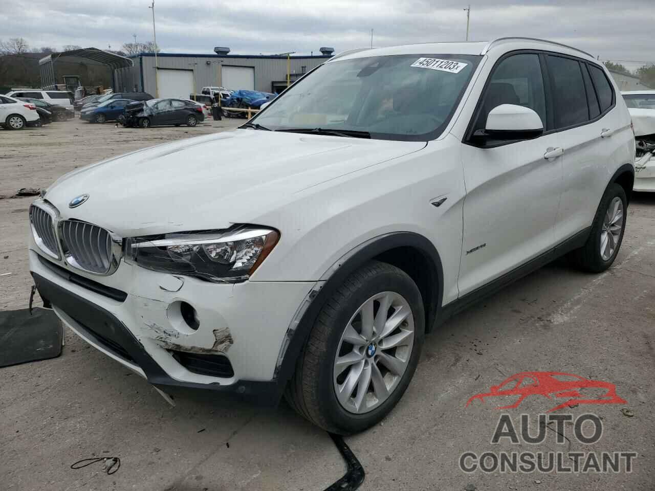 BMW X3 2016 - 5UXWX9C58G0D93288