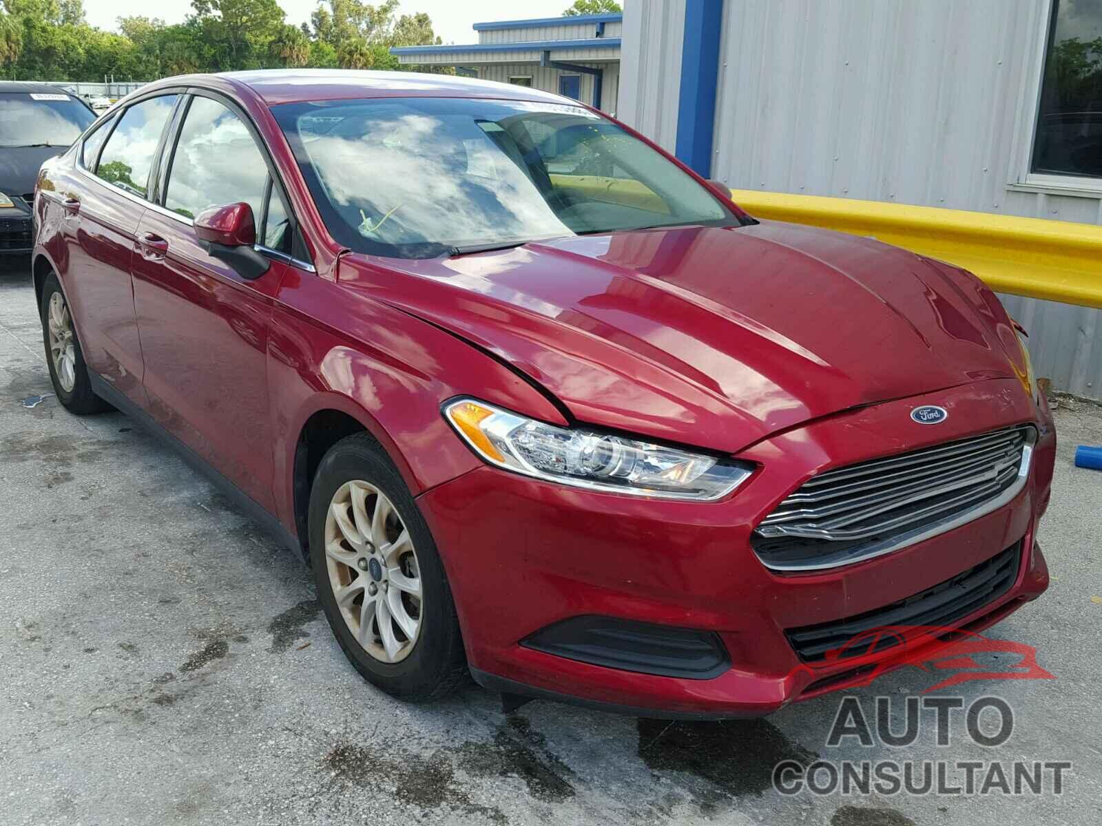 FORD FUSION 2016 - 3FA6P0G7XGR311721