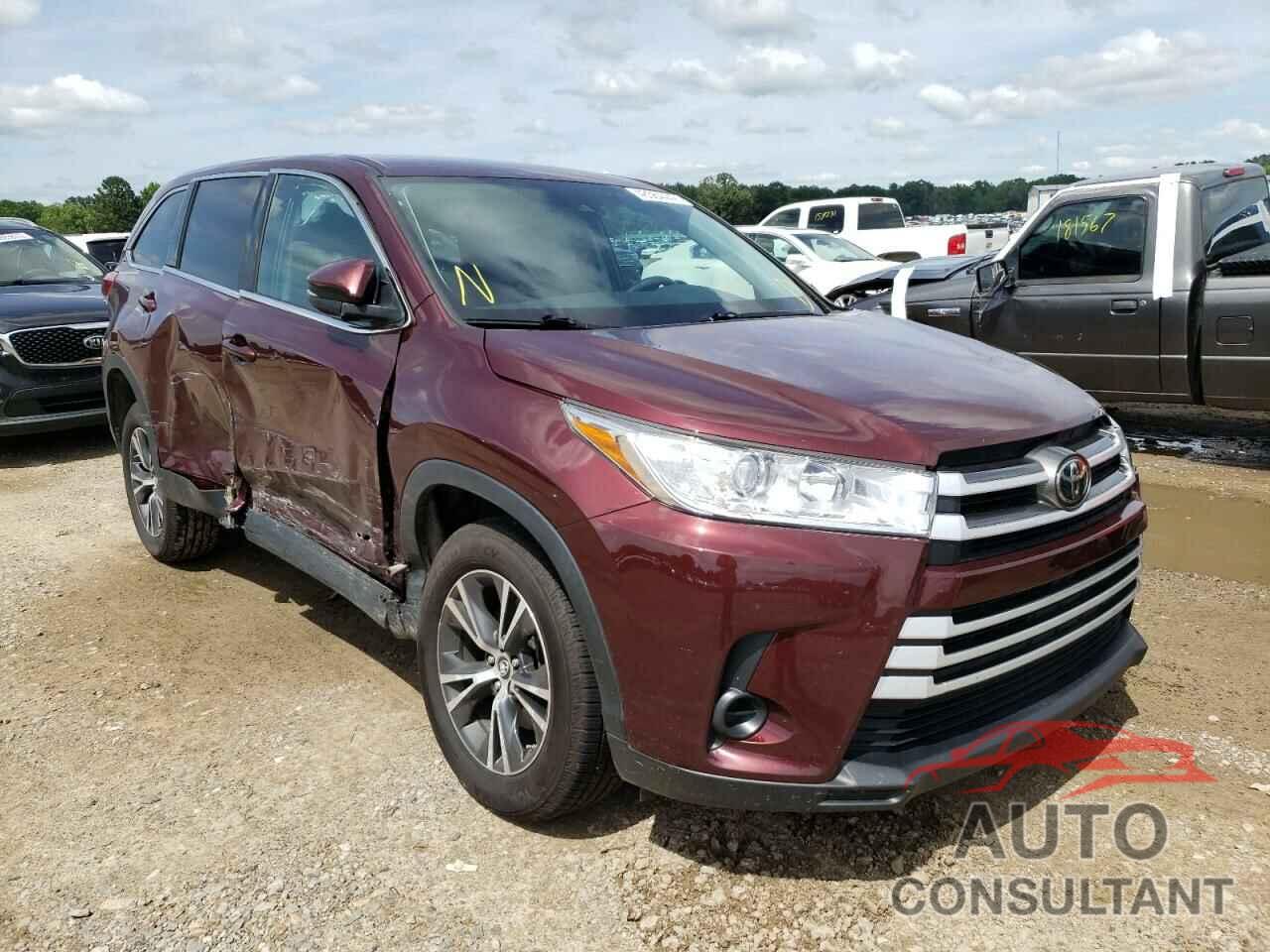 TOYOTA HIGHLANDER 2019 - 5TDZARFH3KS053541