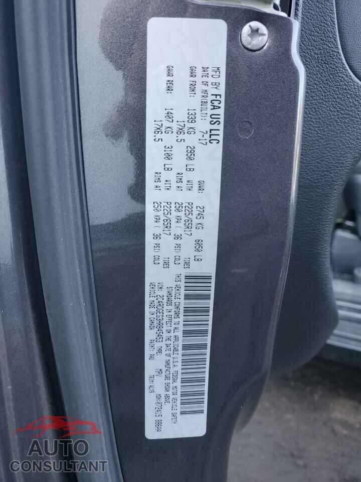 DODGE CARAVAN 2017 - 2C4RDGEG3HR845453
