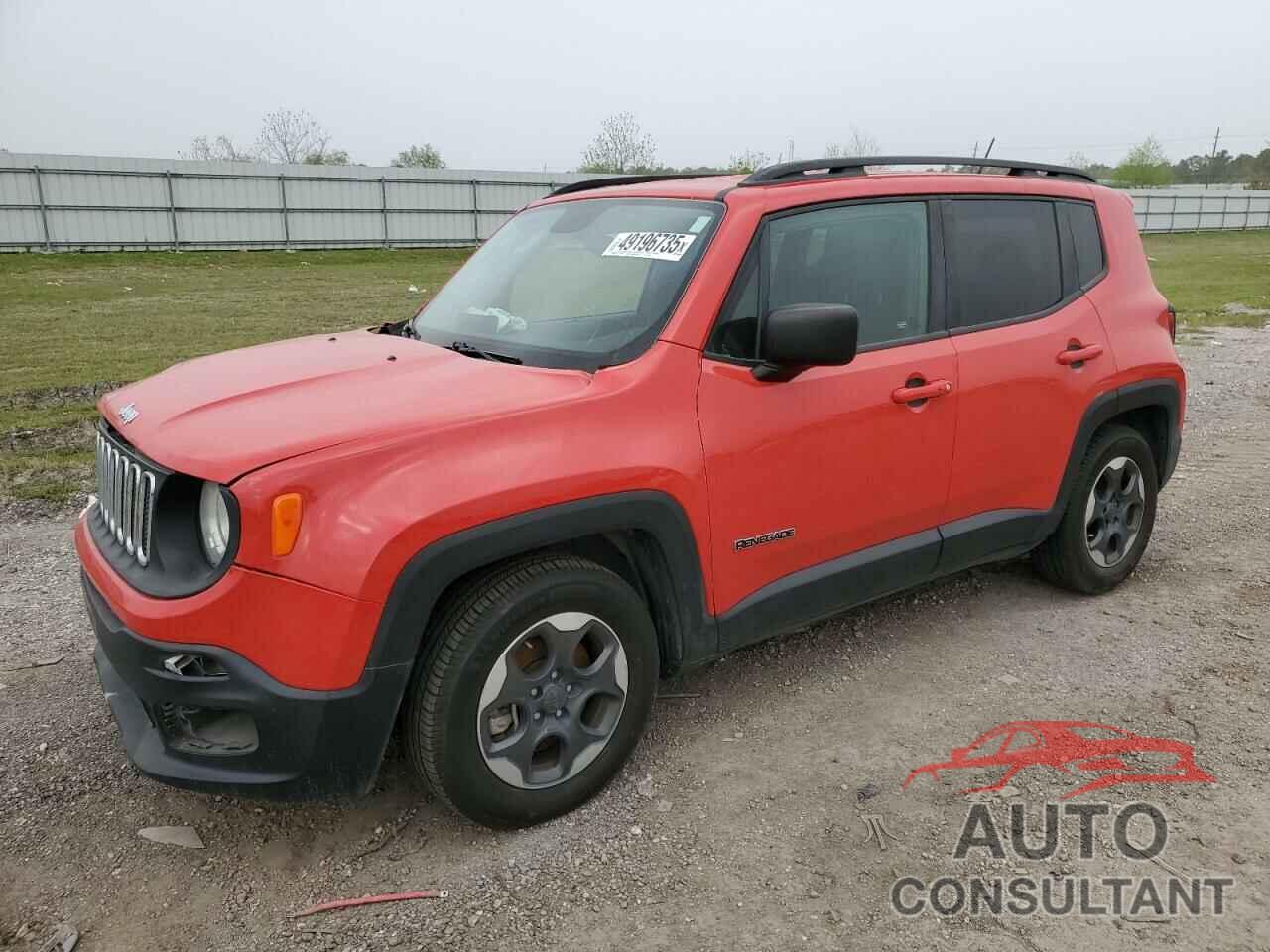 JEEP RENEGADE 2017 - ZACCJAAB3HPF74288