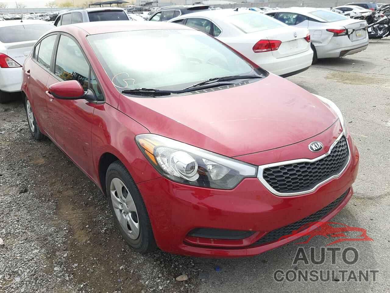 KIA FORTE 2016 - KNAFK4A60G5581931