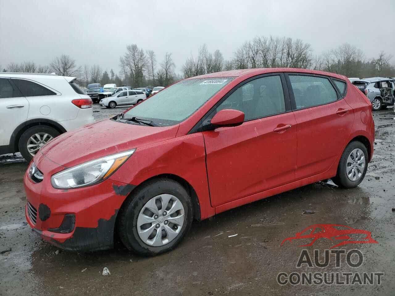 HYUNDAI ACCENT 2017 - KMHCT5AE6HU334402