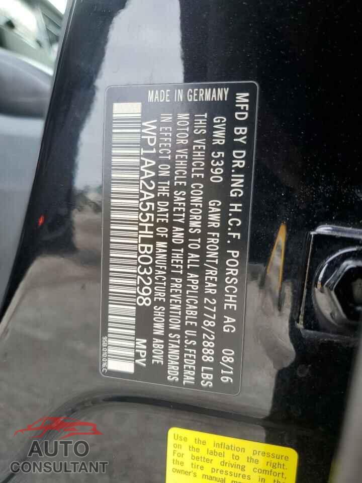 PORSCHE MACAN 2017 - WP1AA2A55HLB03298