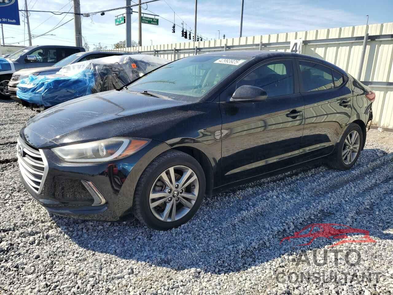 HYUNDAI ELANTRA 2018 - KMHD84LF1JU520487
