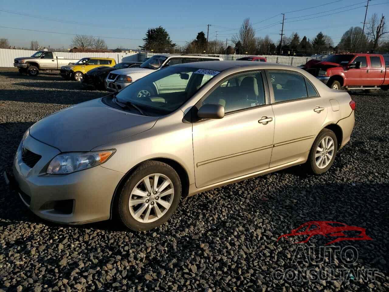 TOYOTA COROLLA 2009 - 1NXBU40E49Z025842