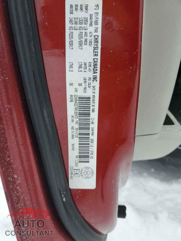 DODGE CARAVAN 2010 - 2D4RN4DE7AR182473
