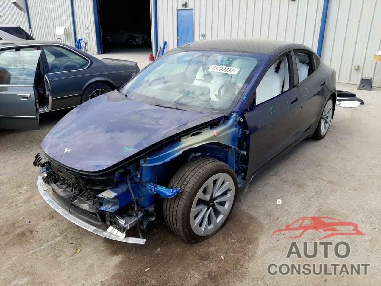 TESLA MODEL 3 2022 - 5YJ3E1EBXNF198089