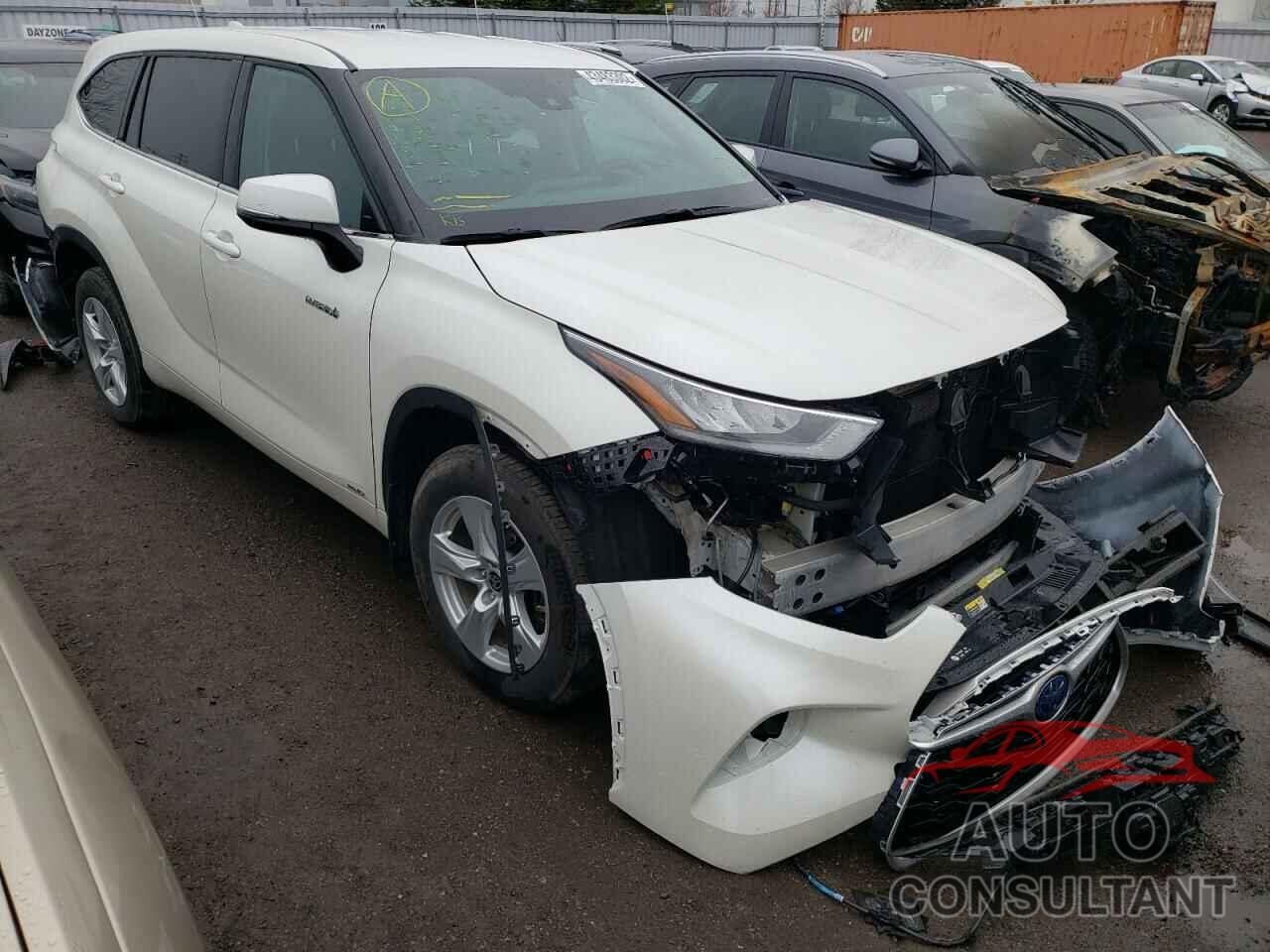 TOYOTA HIGHLANDER 2021 - 5TDBBRCH3MS523363