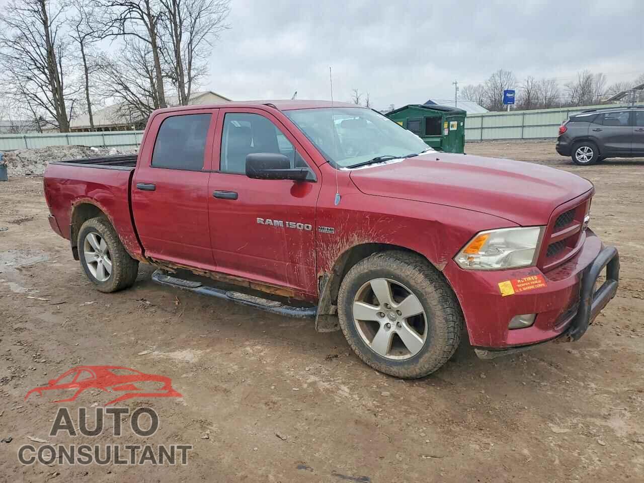 DODGE RAM 1500 2012 - 1C6RD7KT2CS284002