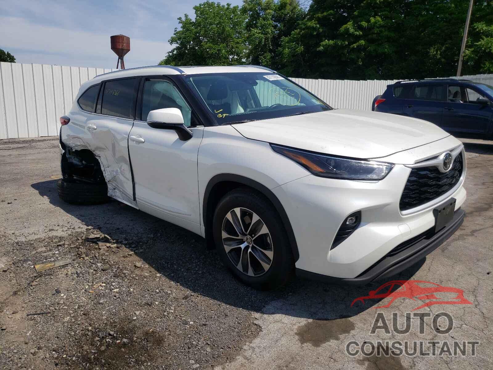 TOYOTA HIGHLANDER 2021 - 5TDHZRBH6MS081248