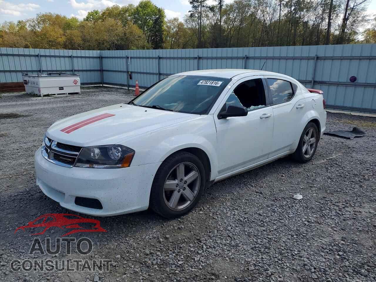 DODGE AVENGER 2013 - 1C3CDZAB7DN644193