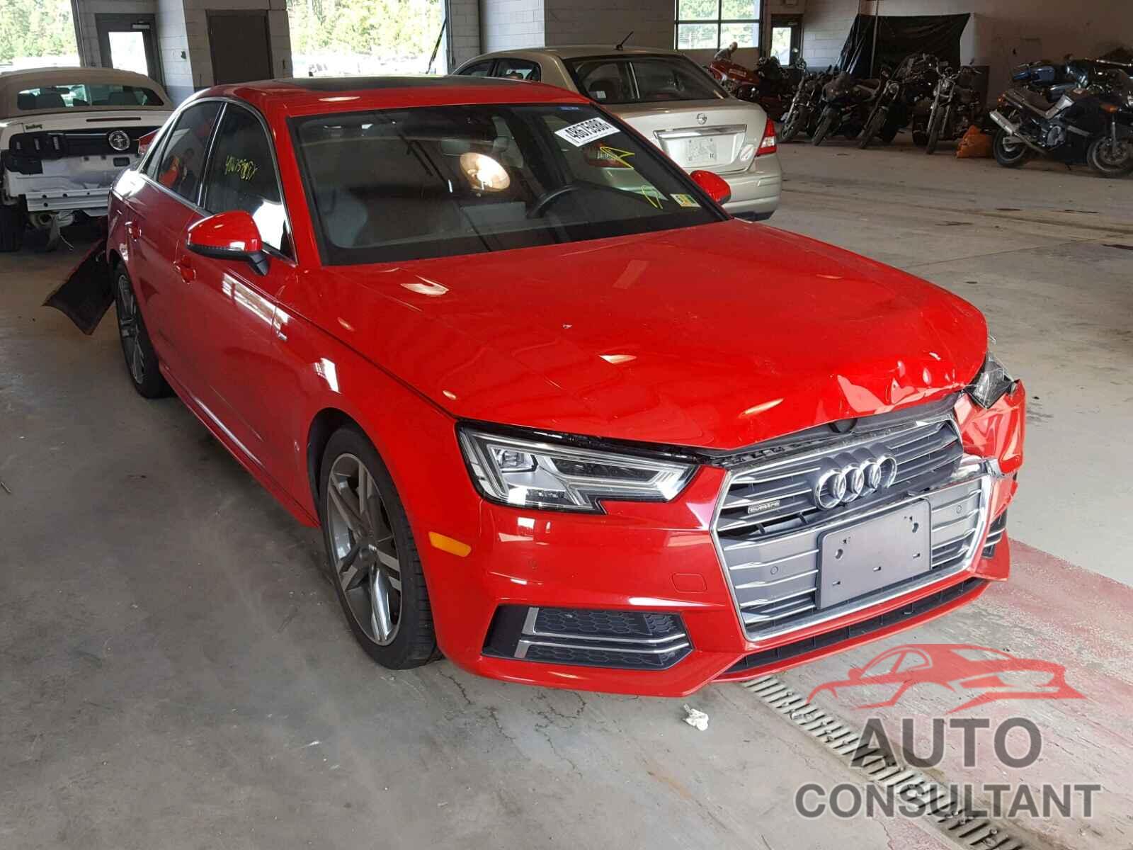 AUDI A4 2017 - WAUENAF4XHN021828