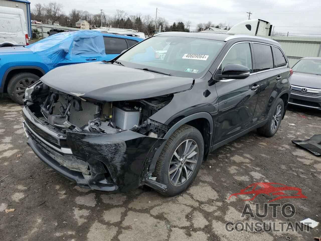 TOYOTA HIGHLANDER 2019 - 5TDJZRFH0KS573363