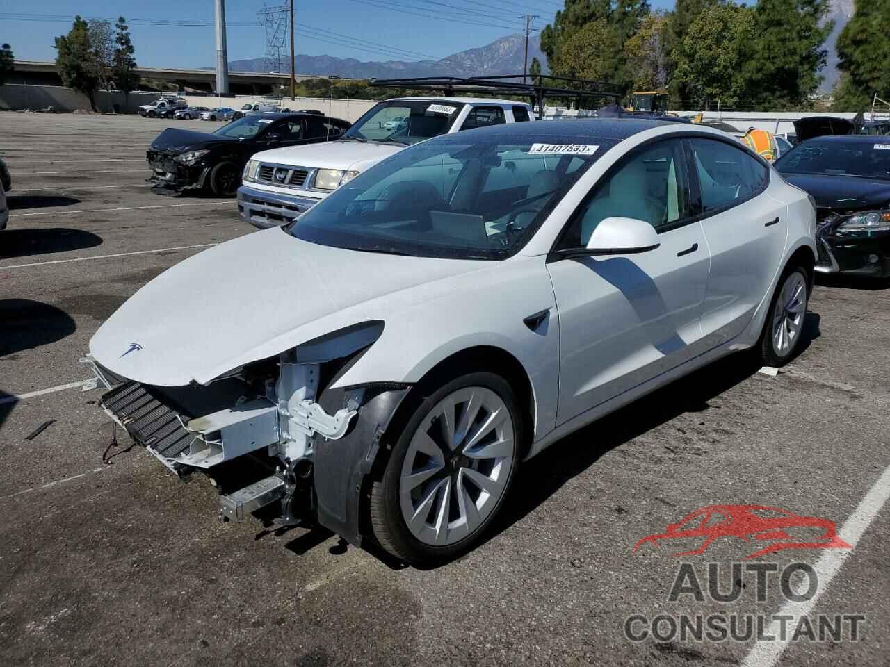 TESLA MODEL 3 2022 - 5YJ3E1EA0NF372887
