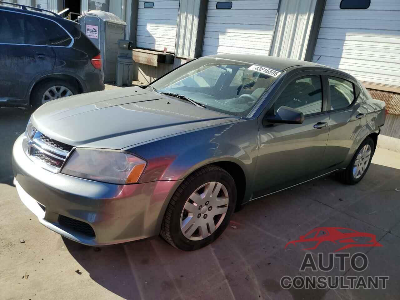 DODGE AVENGER 2012 - 1C3CDZAB7CN223556