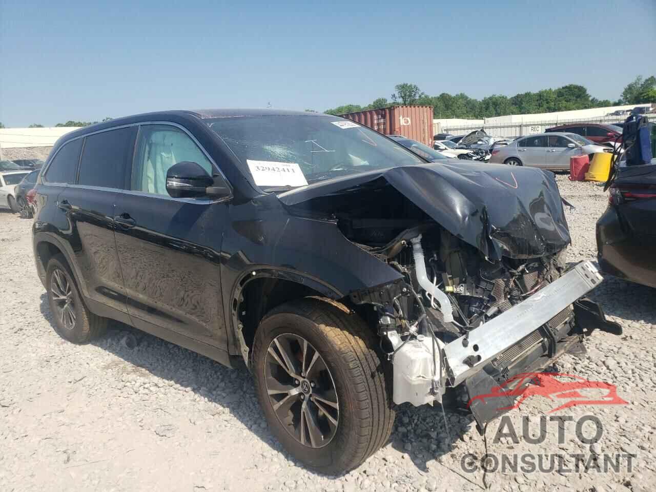 TOYOTA HIGHLANDER 2019 - 5TDZARFH2KS048265