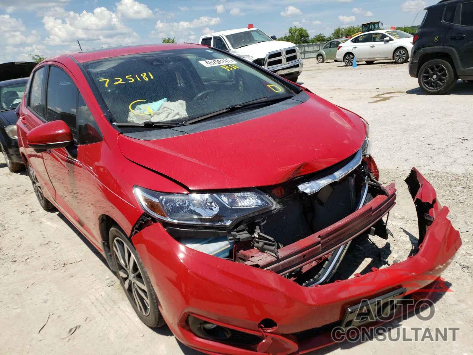 HONDA FIT 2018 - 3HGGK5H84JM725181
