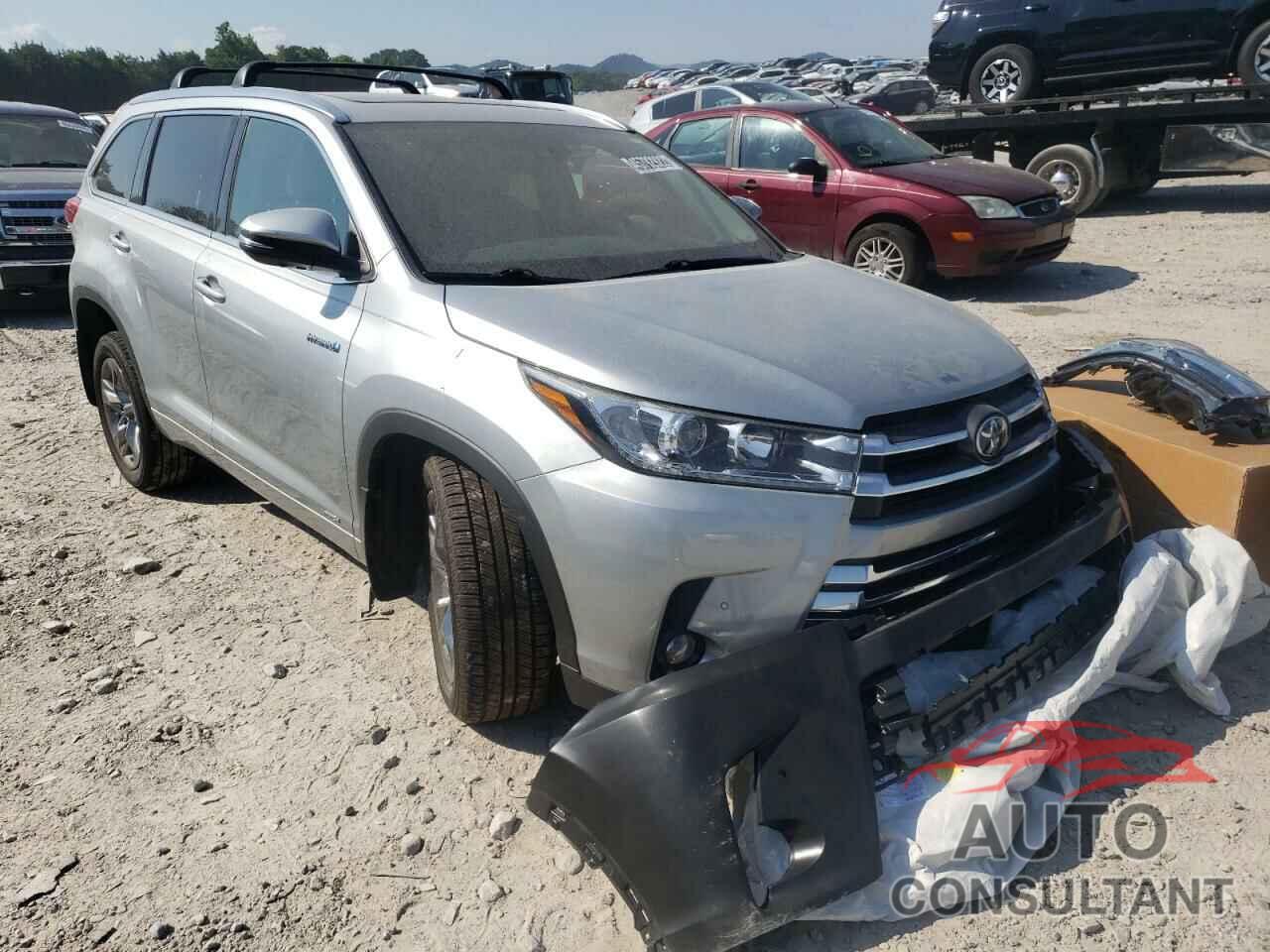 TOYOTA HIGHLANDER 2017 - 5TDDGRFH8HS036722