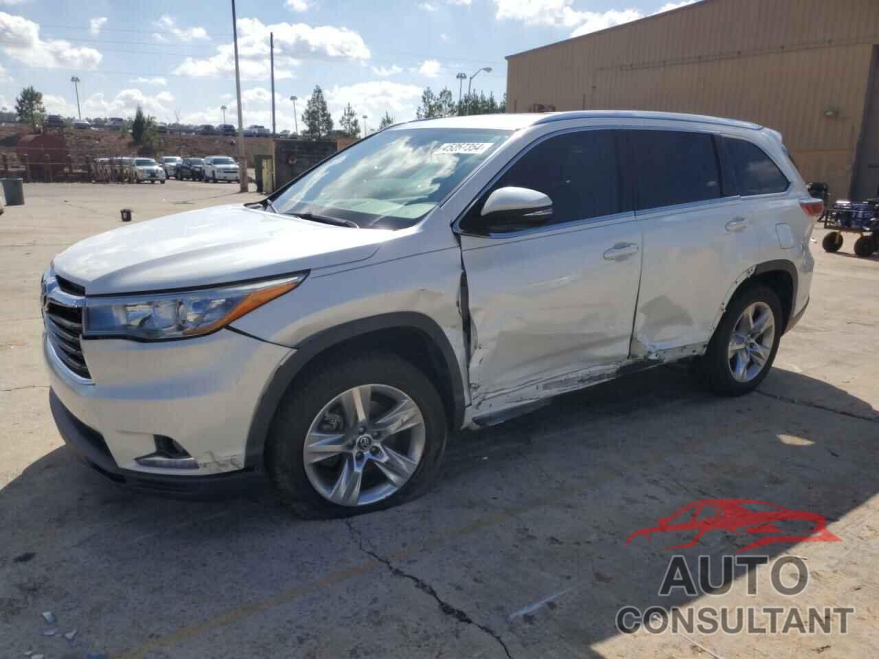 TOYOTA HIGHLANDER 2016 - 5TDYKRFH4GS159626