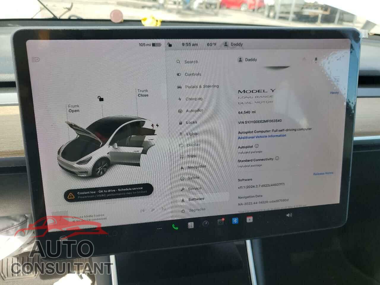 TESLA MODEL Y 2021 - 5YJYGDEE2MF063540