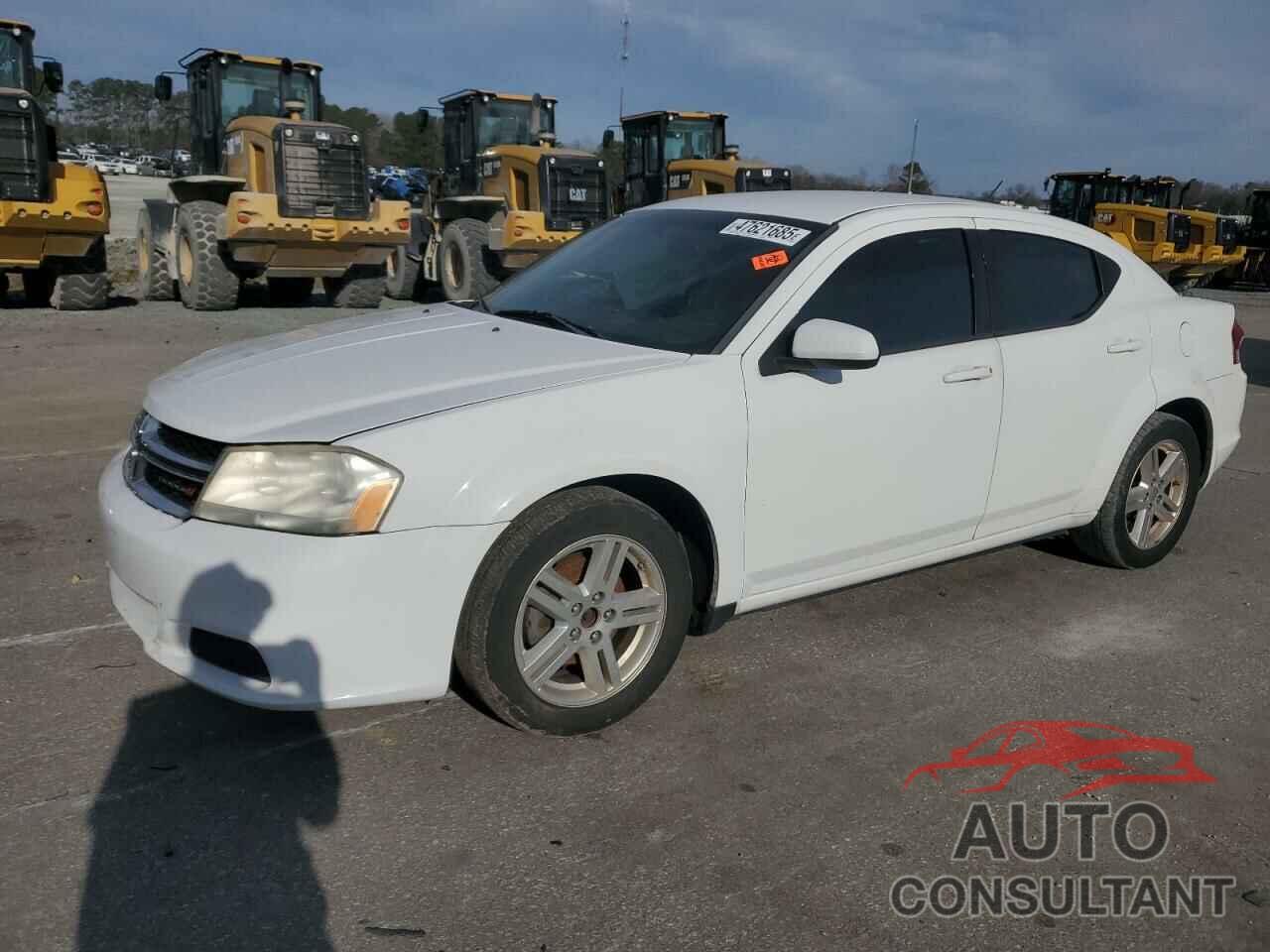 DODGE AVENGER 2012 - 1C3CDZCB8CN227757