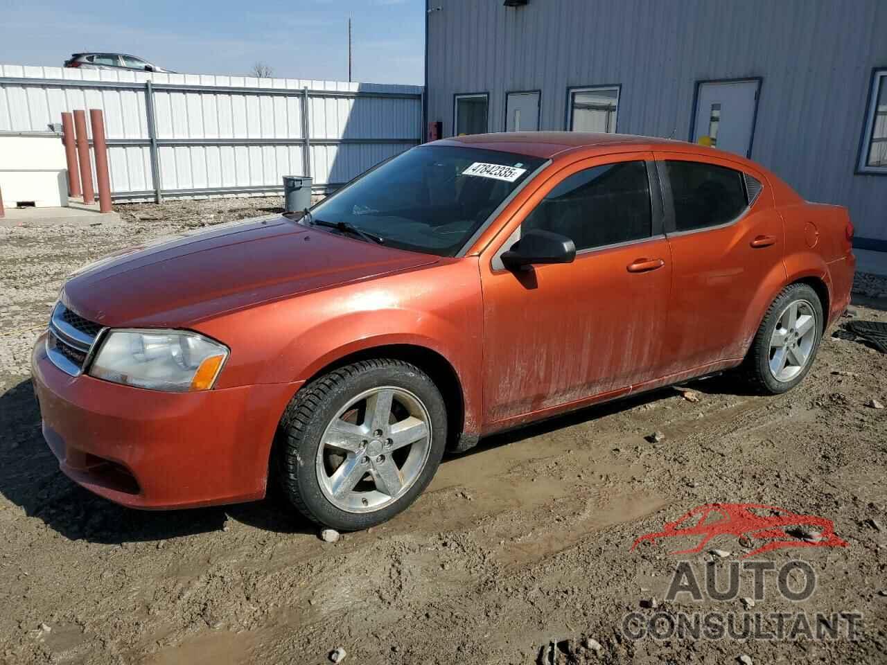 DODGE AVENGER 2012 - 1C3CDZAB7CN264835