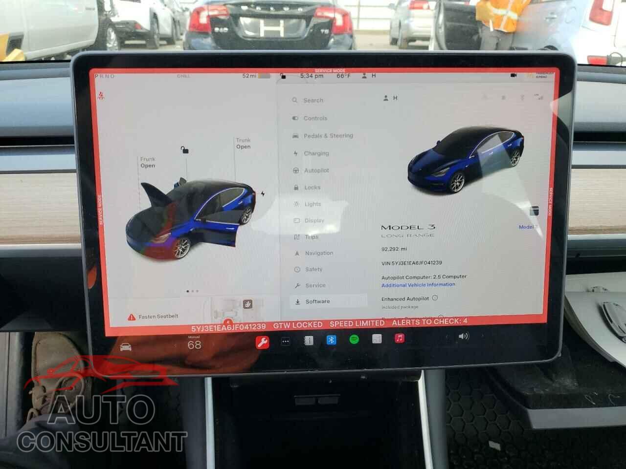 TESLA MODEL 3 2018 - 5YJ3E1EA6JF041239