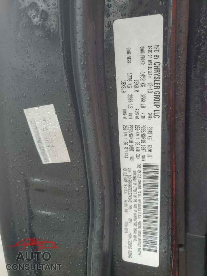 DODGE DURANGO 2014 - 1C4RDHAG5EC374549