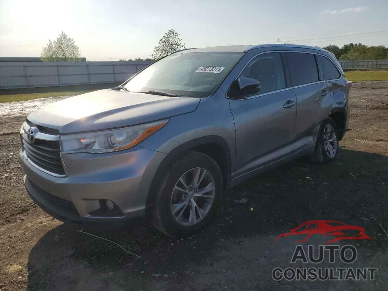 TOYOTA HIGHLANDER 2014 - 5TDKKRFH8ES034339