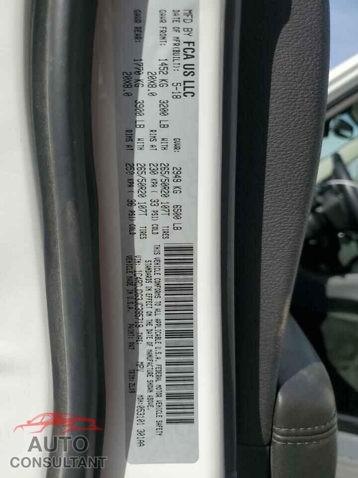 DODGE DURANGO 2018 - 1C4RDJDG3JC395719