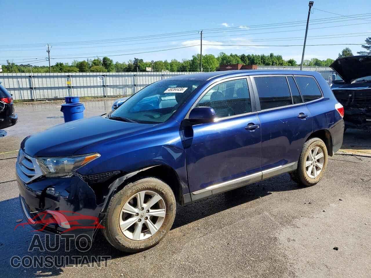 TOYOTA HIGHLANDER 2013 - 5TDZA3EH8DS044223