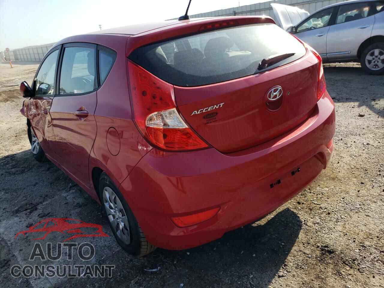HYUNDAI ACCENT 2016 - KMHCT5AE4GU260136